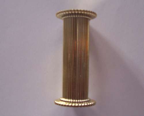 Round Gold Pillar - 7.5 cm - Click Image to Close